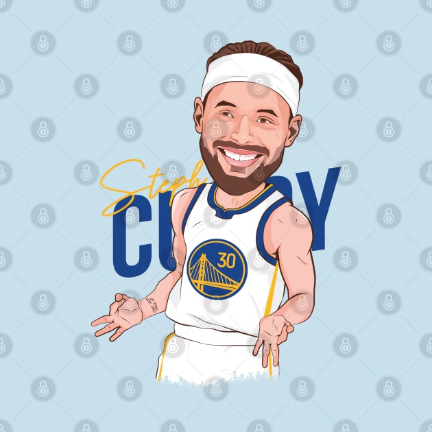 Steph Curry Golden State Warriors by portraiteam