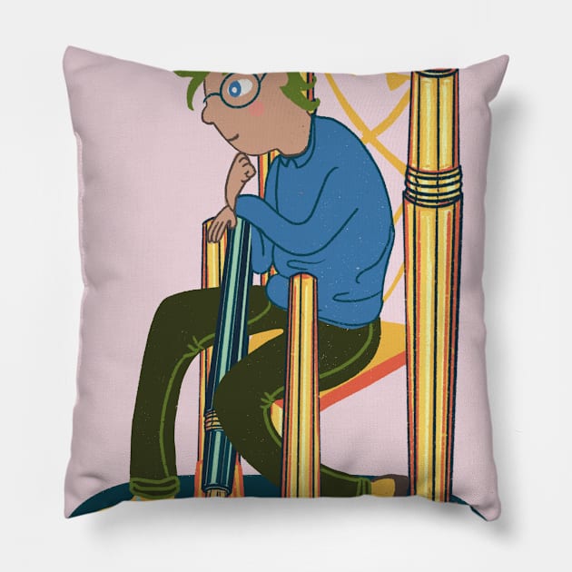 King of Swords Pillow by BeautyInDestruction
