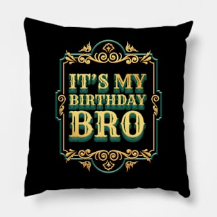 It's my birthday bro Pillow