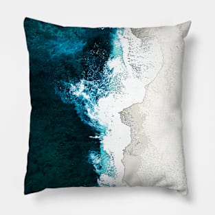 Ocean And Beach Pillow