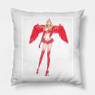 Angel in the town Pillow