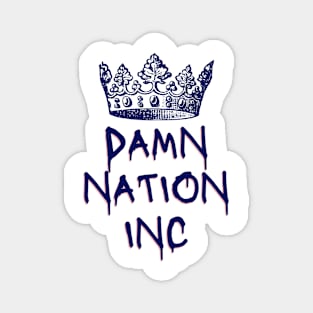 Damn Nation Inc (dark text) Magnet