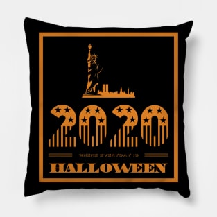 Halloween in America 2020 Pillow