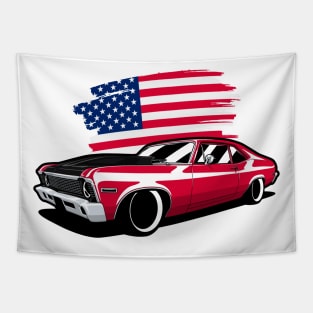 Red Nova SS classic coupe Tapestry