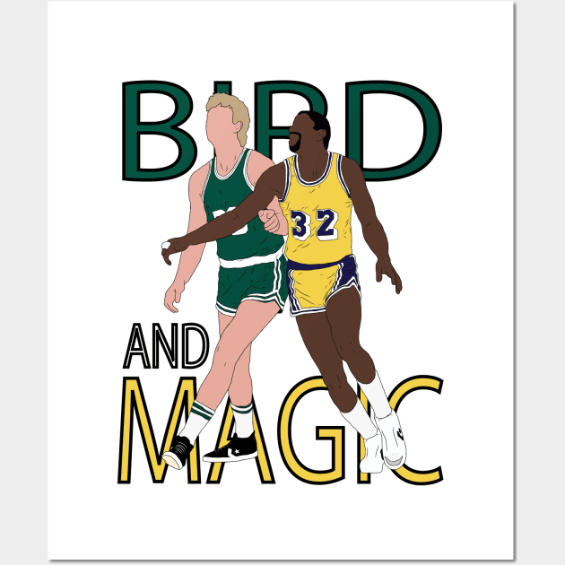 UOO Larry Bird Vs. Magic Johnson Basketball Game Canvas Art Poster And Wall  Art Picture Print Modern Family Bedroom Decor Posters 12x18inch(30x45cm)