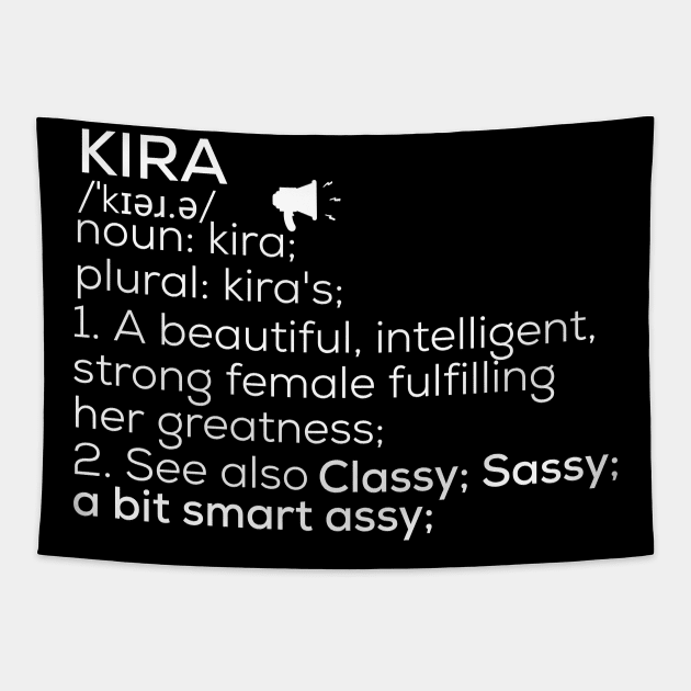 Kira Name Kira Definition Kira Female Name Kira Meaning Tapestry by TeeLogic