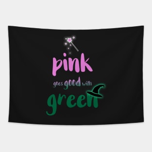 pink&green Tapestry