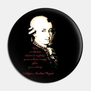 Wolfgang Amadeus Mozart Pin