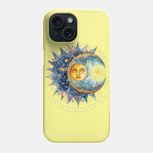 Celestial Sun and Moon B Phone Case