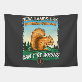 NEW HAMPSHIRE SQUIRREL Tapestry