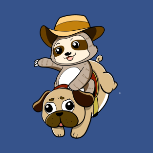 Sloth Cowboy T-Shirt