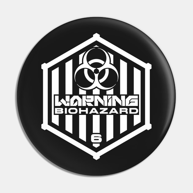 Warning: Biohazard Pin by TerminalDogma