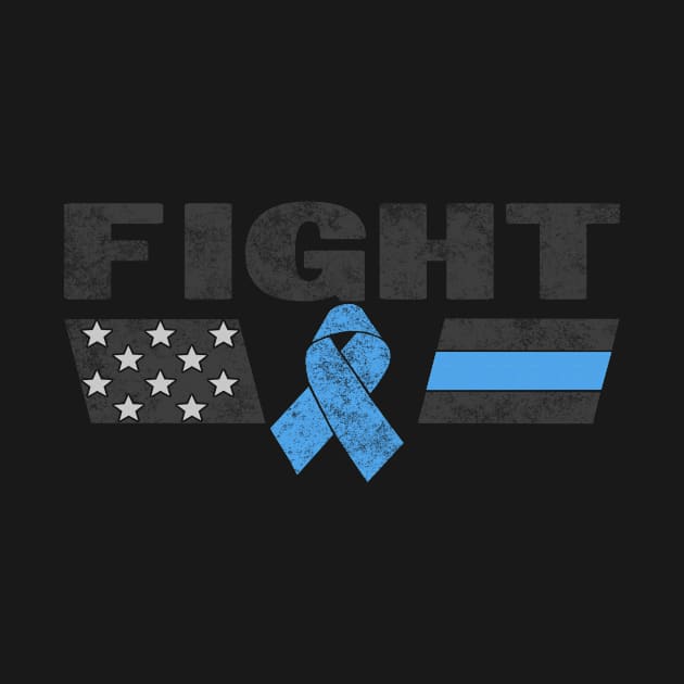 Fight Flag American Trisomy 18 Awareness Light Blue Ribbon Warrior by celsaclaudio506