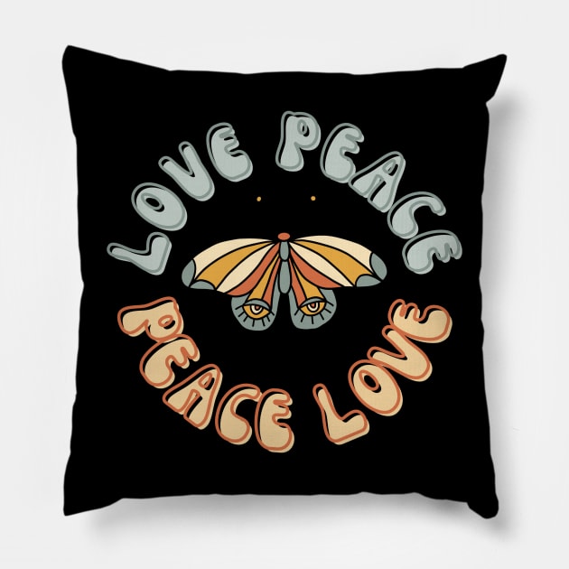 Peace & Love Pillow by That I Like