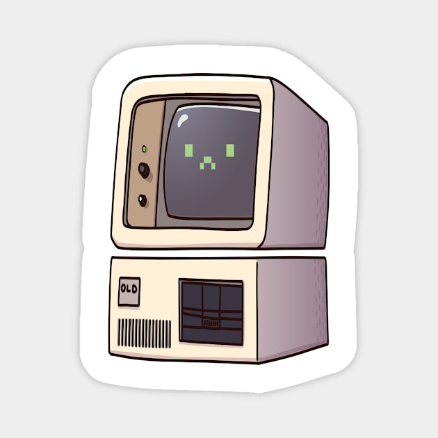 Very Old Computer Magnet by ProjectX23