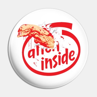 Alien Inside Pin