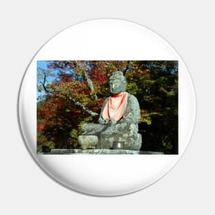 Meditating Buddha Pin