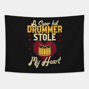 A Super Hot Drummer Stole My Heart Tapestry