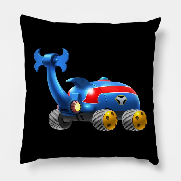 Mecha Buton Pillow by stormjang