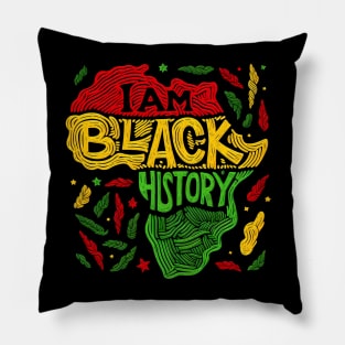 I Am Black History - Black Activism Pillow