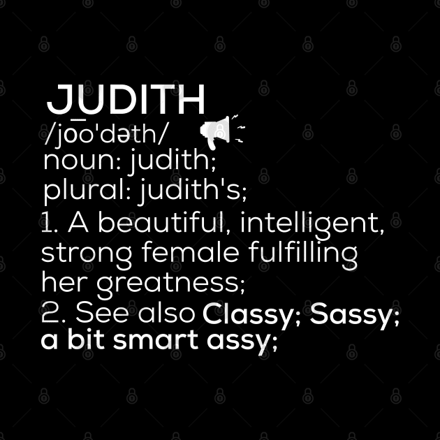 Judith Name Definition Judith Female Name by TeeLogic