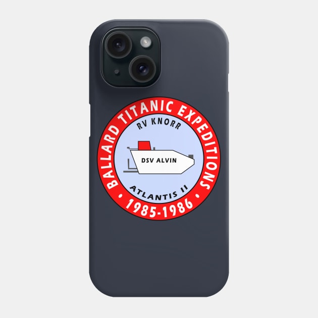 Ballard Titanic Expeditions Phone Case by Lyvershop