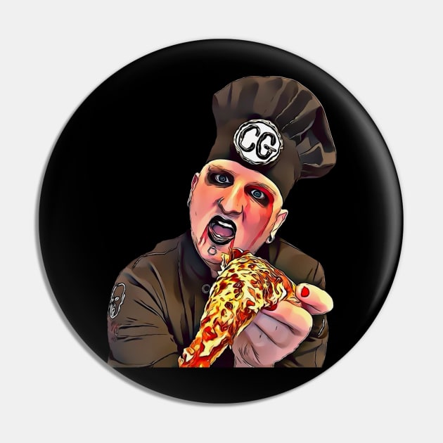 The Cooking Goth Pin by The Cooking Goth Merch Store