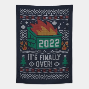 2022 is Over Christmas Sweater Tapestry