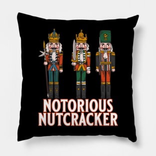 Notorious Nutcracker Pillow