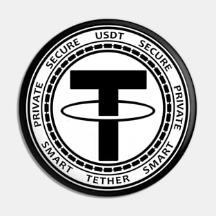 Tether coin Pin