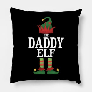 Daddy Elf Matching Family Group Christmas Party Pajamas Pillow