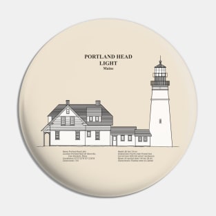 Portland Head Light Lighthouse - Maine - SBDpng Pin