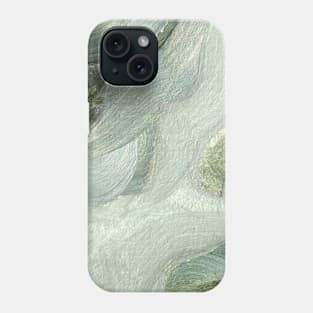 Mint Green Abstract Art Phone Case