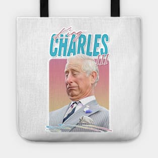 King Charles III - Retro Aesthetic Fan Design Tote