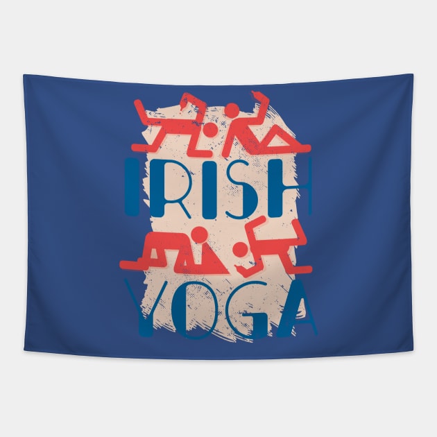 Irish Yoga Tapestry by MajorCompany