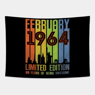 February 1964 60 Years Of Being Awesome Limited Edition Tapestry