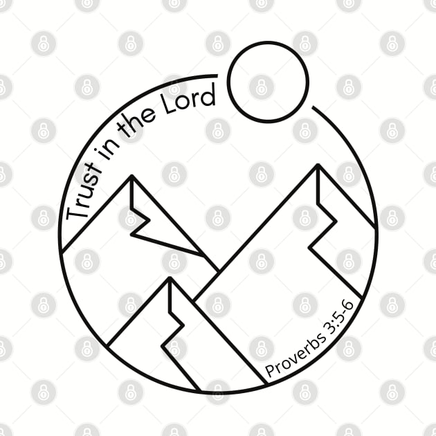 LDS Youth Theme 2022 Trust in the Lord T-Shirt by MalibuSun