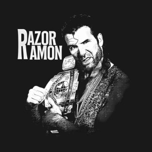 Razor Ramon Black And White T-Shirt