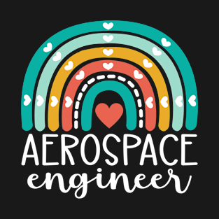 Aerospace Engineer Rainbow T-Shirt