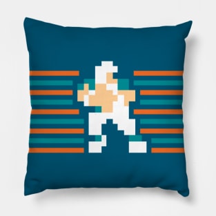 Tecmo QB Stripes - Miami Pillow