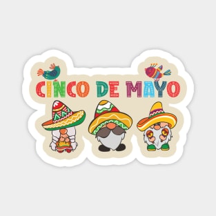 cinco de mayo gnomies Magnet