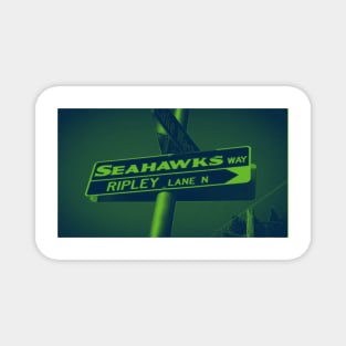 Seahawks Way & Ripley Lane, Renton, Washington by Mistah Wilson Magnet