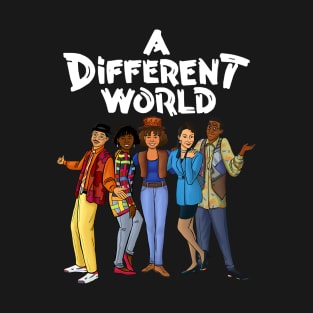 A different world white style T-Shirt