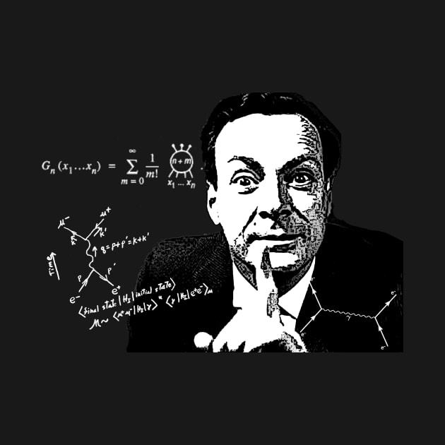 Richard Feynman OG Diagrams by 3ric-