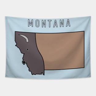 Montana Bison Tapestry