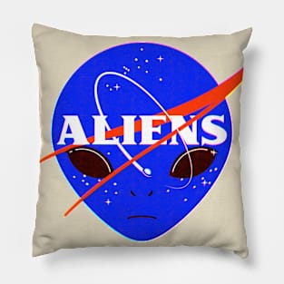 aliens spce program Pillow