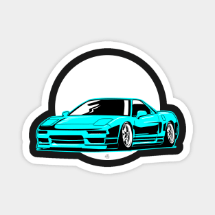 Acura NSX jdm monochrome illustration Magnet