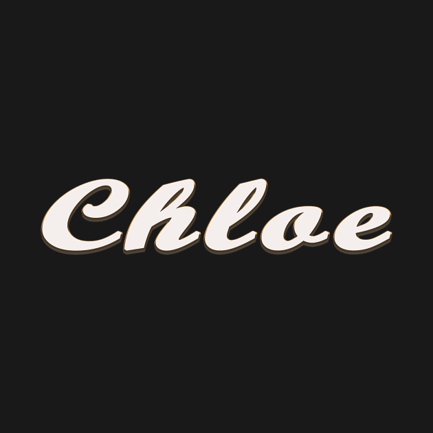 Chloe Female First Name Gift T Shirt by gdimido