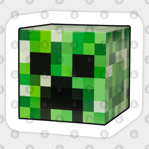 Minecraft Creeper Face - Minecraft - Sticker