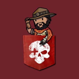 Pocket McCree (An Overwatch Design) T-Shirt